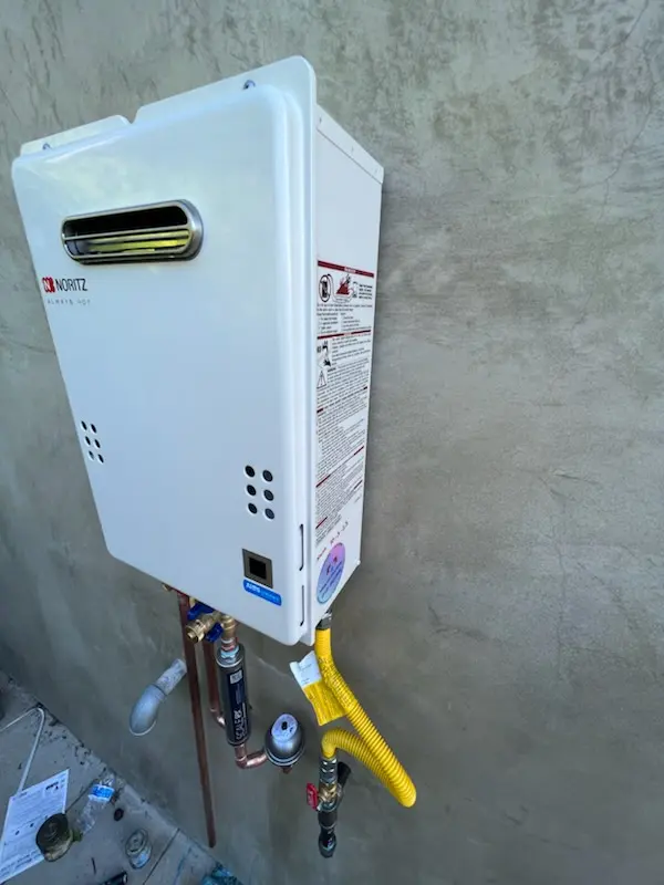 Tankless water heater installation for Oak Tree homes